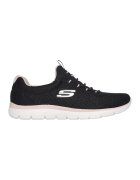 Skechers Pantofi sport slip-on de plasa Summits-Artistry - Negru/Roz pal