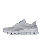 Skechers Pantofi sport slip-on din material textil Glide-Step Pro - Gri deschis