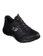 Skechers Pantofi sport slip-on din piele ecologica ITZ Bazik - Negru