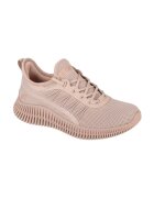 Skechers Pantofi sport slip-on din plasa Bobs Geo - Bej