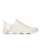 Skechers Pantofi sport slip-on Glide-Step - Alb fildes