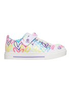 Skechers Pantofi sport Twinkle Sparks-Love Medley cu imprimeu grafic - Galben/Violet deschis/Albastru