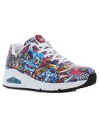 Skechers Pantofi sport Uno - Color Doodle pattern pentru femei Mărime: - Rosu