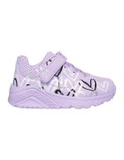 Skechers Pantofi sport Uno Lite de piele ecologica cu velcro - Lila