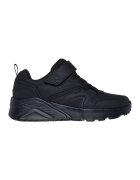 Skechers Pantofi sport Uno Lite de piele ecologica cu velcro - Negru