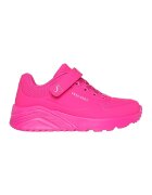 Skechers Pantofi sport Uno Lite din piele ecologica cu velcro - Fucsia