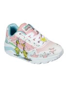 Skechers Pantofi sport Uno Lite Friendly - Alb/Galben/Roz