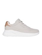 Skechers Pantofi sport Uno Lite - Shimmer Along cu garnituri cu aspect metalizat - Roz pal/Bronz
