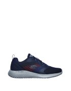 Skechers Pantofi sport usori - cu amortizare - din plasa tricotata Bounder - Verkona -1` Bleumarin inchis/ Rosu inchis - Rosu inchis/Bleumarin