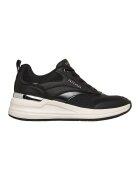 Skechers Pantofi sport wedge Billion 2-Monroe Wedge cu insertii de plasa - Negru