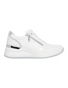 Skechers Pantofi sport wedge cu fermoar decorativ Billion 2 - Alb optic/Argintiu