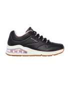 Skechers Pantofi sport wedge de piele ecologica Uno 2-2ND Best - Alb/Negru
