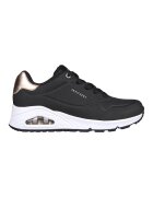 Skechers Pantofi sport wedge Uno - Golden Air - Negru