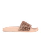 Skechers Papuci stralucitori Pop Ups - New Spark - Auriu/Piersica