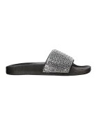 Skechers Papuci stralucitori Pop Ups - New Spark - Negru/Argintiu