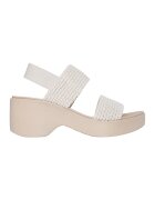Skechers Sandale Cali Day - Alb murdar