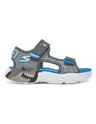 Skechers Sandale copii - Charcoal - piele ecologica - model Creature-Splash - Gri -