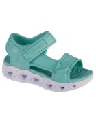 Skechers Sandale copii - Heart Lights Sandal - Always Flashy 308045 - Verde menta