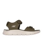 Skechers Sandale cu inchidere velcro Go Walk - Verde masliniu