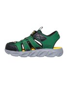 Skechers Sandale cu model - velcro si LED-uri - Verde/Negru