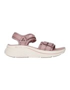 Skechers Sandale cu talpa plata si velcro - Roz inchis