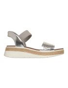 Skechers Sandale cu talpa wedge Slip Ins™ Sun Ray - Caramel/Argintiu