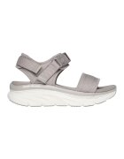 Skechers Sandale cu velcro si catarama - Gri cenusiu