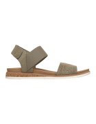 Skechers Sandale din material textil cu talpa joasa Desert Kiss - Verde pal/Caramel