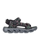 Skechers Sandale din material textil cu velcro Hypno - Verde/Negru