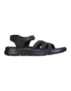 Skechers Sandale din material textil cu velcro - Negru