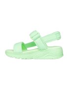 Skechers Sandale din material textil cu velcro Uno Lite - Verde lime