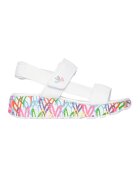 Skechers Sandale JGoldcrown Uno Lite Sunny Love - Galben/Alb optic/Roz