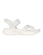Skechers Sandale slip-ins cu barete incrucisate Ultra Flex 3.0 - Alb murdar