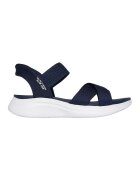 Skechers Sandale slip-ins cu barete incrucisate Ultra Flex 3.0 - Alb optic/Bleumarin