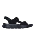 Skechers Sandale slip-ins Go Walk Flex - Negru stins