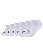 Skechers Set 2xSosete dama - Bumbac - Alb - Alb