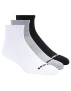 Skechers Set sosete - 3PPK Qtr Crew Socks S114235-BKWG - Alb - 43-46 - 3 buc