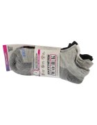 Skechers Set sosete dama - 3pk Work Lowcut Womens Socks S119052-GRBK - Gri - 35-39 -5; 3buc