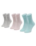 Skechers Set sosete dama - 3PPK Mesh Ventilation Socks SK41040-6060 - 35-38 - Multicolor - 3 buc