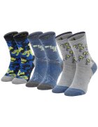 Skechers Sosete - 3PPK Boys Casual Glow In The Dark Socks SK41078-9303 - Multicolor -