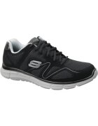 Skechers Tenisi barbati - Satisfaction 58350-BKGY - Material textil/Sintetic - Negru -
