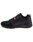 Skechers Tenisi barbati Uno-Layover - material textil si piele sintetica - negru32`4 - Negru