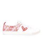 Skechers Tenisi cu imprimeu Bobs Cool - Rosu/Alb/Roz