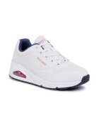 Skechers Tenisi dama Uno Stand On Air - piele ecologica - alb - confortabil -