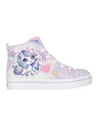 Skechers Tenisi mid-high cu lumini led Twinkle Toes Twi-Lites 2.0 - Albastru lavanda/Lila