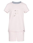 Skiny Pijama din amestec de bumbac cu pantaloni scurti - Bej