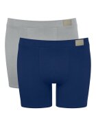 Sloggi Set 2 boxeri barbati 10214598 - Bumbac/Elastan - Albastru/Gri - Gri/Albastru