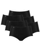 Sloggi Set de boxeri 24/7 - 6 perechi - Negru