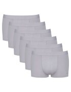 Sloggi Set de boxeri cu model uni - 6 perechi - Gri