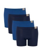 Sloggi Set de boxeri GO Natural - 4 perechi - Albastru